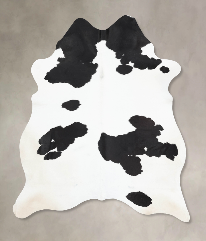 Black and White XX-Large Brazilian Cowhide Rug 8'7"H x 6'2"W #B13181 by Hudson Hides