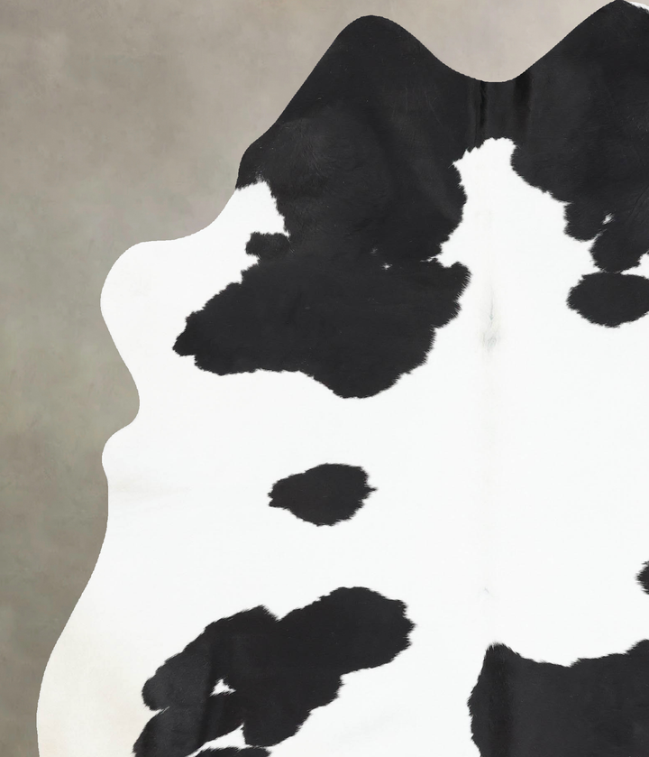 Black and White XX-Large Brazilian Cowhide Rug 8'7"H x 6'2"W #B13181 by Hudson Hides