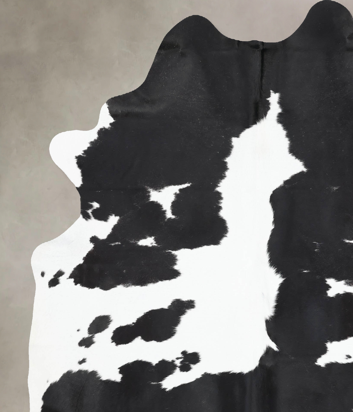 Black and White XX-Large Brazilian Cowhide Rug 8'4"H x 6'5"W #B13182 by Hudson Hides