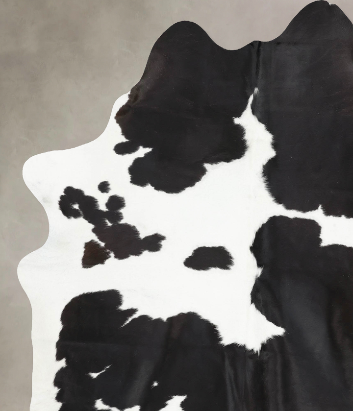 Black and White XX-Large Brazilian Cowhide Rug 8'2"H x 6'8"W #B13183 by Hudson Hides