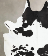 Black and White XX-Large Brazilian Cowhide Rug 8'6"H x 7'0"W #B13185 by Hudson Hides