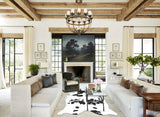 Black and White XX-Large Brazilian Cowhide Rug 8'6"H x 7'0"W #B13185 by Hudson Hides