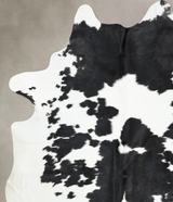 Black and White XX-Large Brazilian Cowhide Rug 8'10"H x 7'2"W #B13186 by Hudson Hides