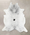 Salt and Pepper Black XX-Large Brazilian Cowhide Rug 7'10
