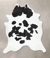 Black and White XX-Large Brazilian Cowhide Rug 8'4"H x 7'0"W #B13203 by Hudson Hides