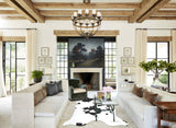 Black and White XX-Large Brazilian Cowhide Rug 8'8"H x 7'5"W #B13206 by Hudson Hides