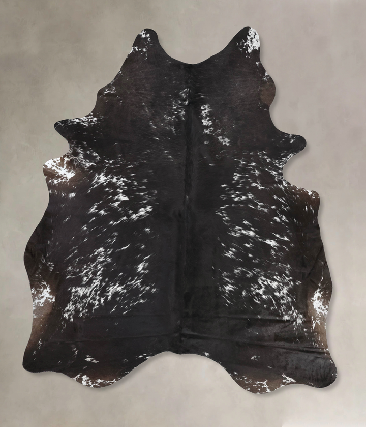 Black and White X-Large Brazilian Cowhide Rug 7'10"H x 5'10"W #B13214 by Hudson Hides