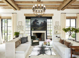 Salt and Pepper Black X-Large Brazilian Cowhide Rug 7'7"H x 5'10"W #B13233 by Hudson Hides