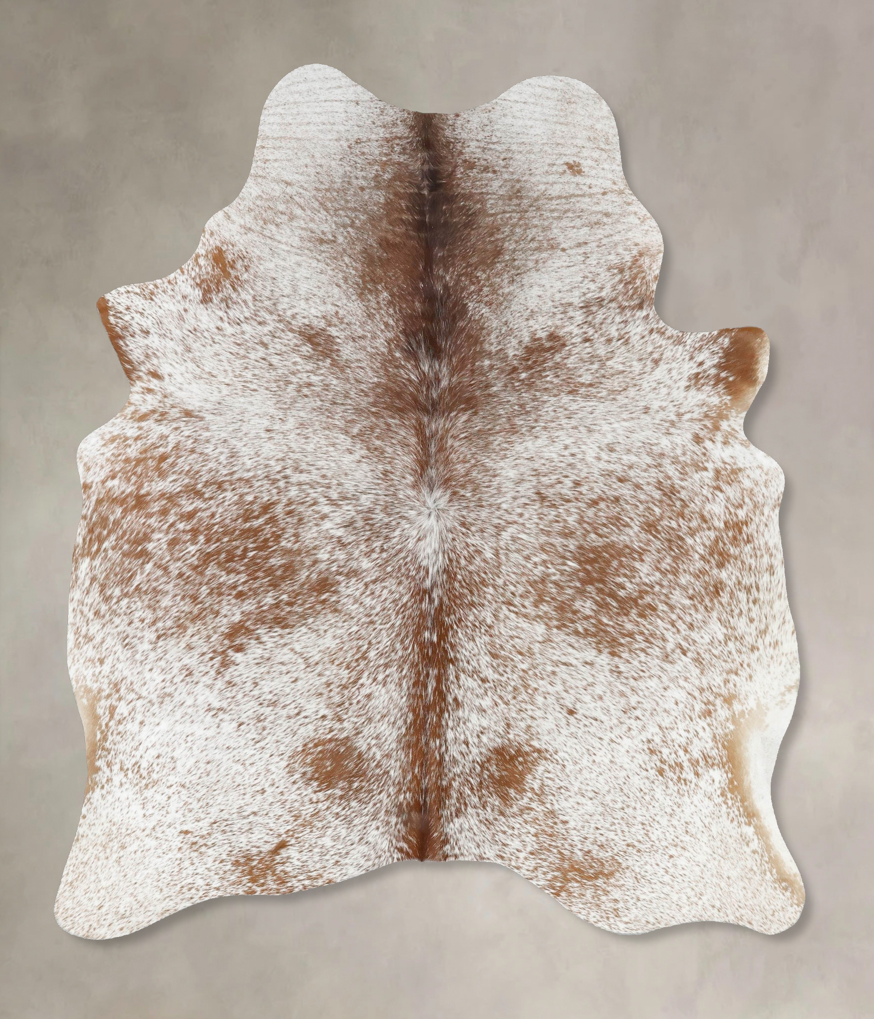 Salt and Pepper Brown Cowhide Rug #B13238