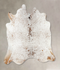 Salt and Pepper Brown X-Large Brazilian Cowhide Rug 6'8