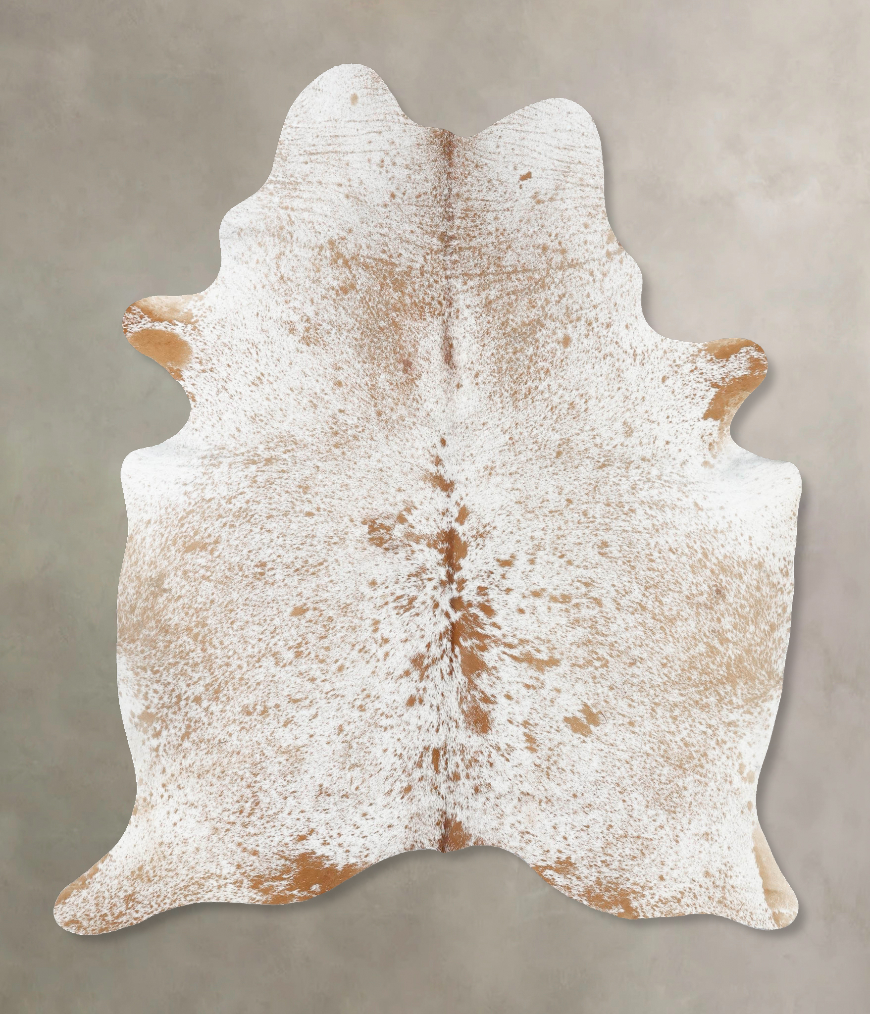 Salt and Pepper Brown Cowhide Rug #B13241