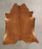 Solid Brown X-Large Brazilian Cowhide Rug 7'2