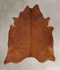 Solid Brown X-Large Brazilian Cowhide Rug 7'7