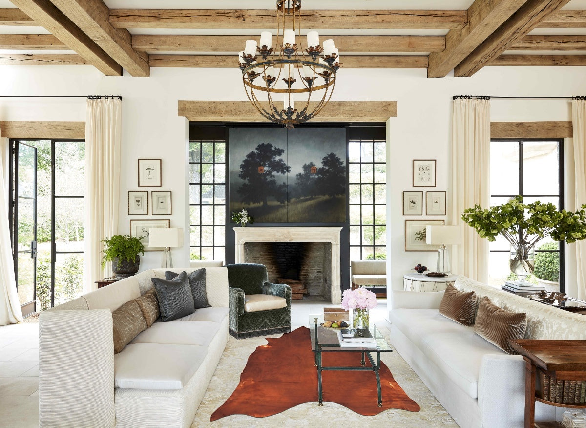 Solid Brown Cowhide Rug #B13257