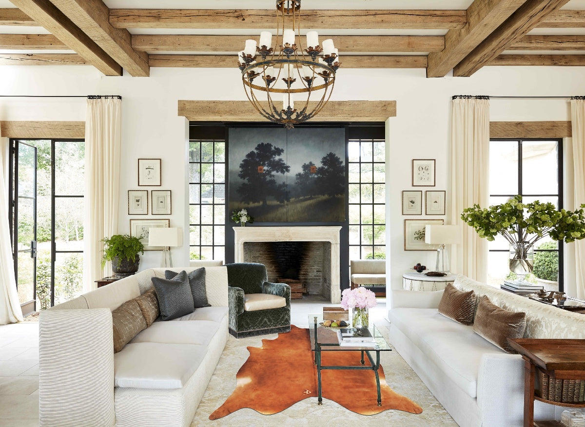 Solid Brown Cowhide Rug #B13261