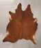 Solid Brown XX-Large Brazilian Cowhide Rug 7'7