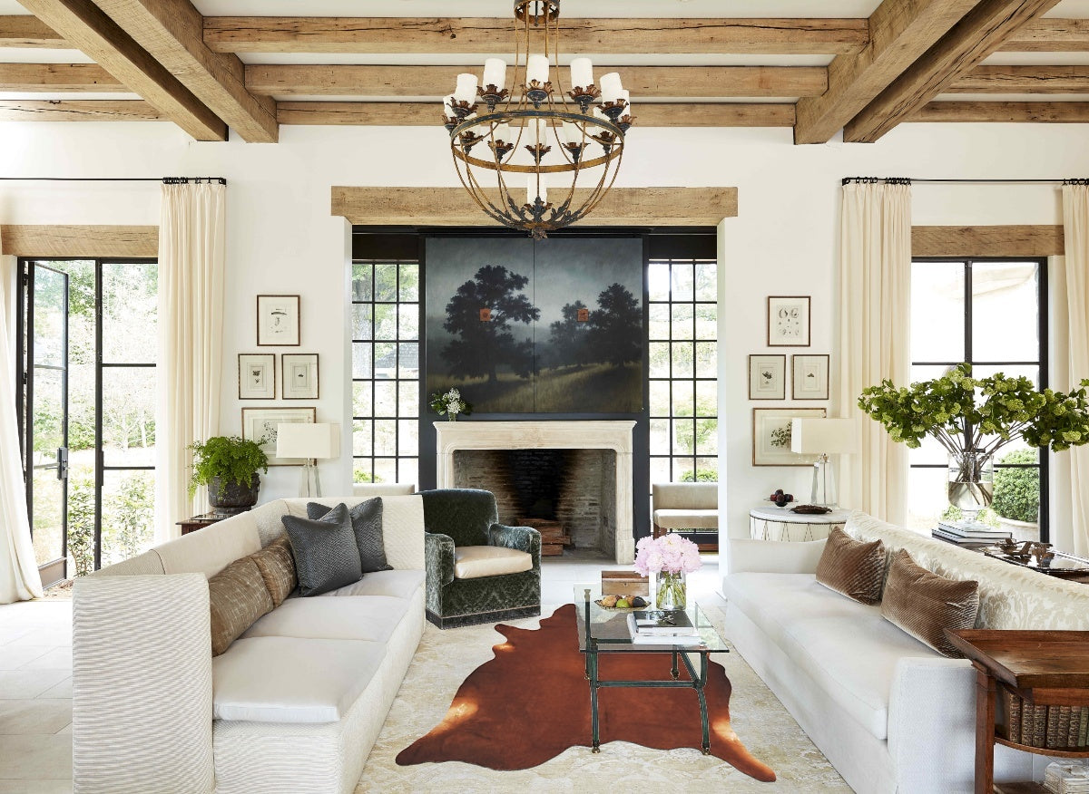 Solid Brown Cowhide Rug #B13267