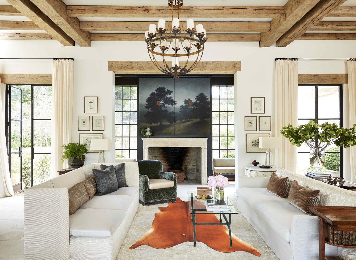 Solid Brown Cowhide Rug #B13273