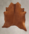 Solid Brown X-Large Brazilian Cowhide Rug 7'8