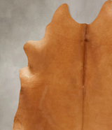 Solid Brown XX-Large Brazilian Cowhide Rug 7'11"H x 6'9"W #B13305 by Hudson Hides