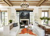 Solid Brown XX-Large Brazilian Cowhide Rug 7'11"H x 6'9"W #B13305 by Hudson Hides