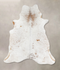 Salt and Pepper Brown X-Large Brazilian Cowhide Rug 7'3