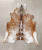 Salt and Pepper Brown X-Large Brazilian Cowhide Rug 7'3