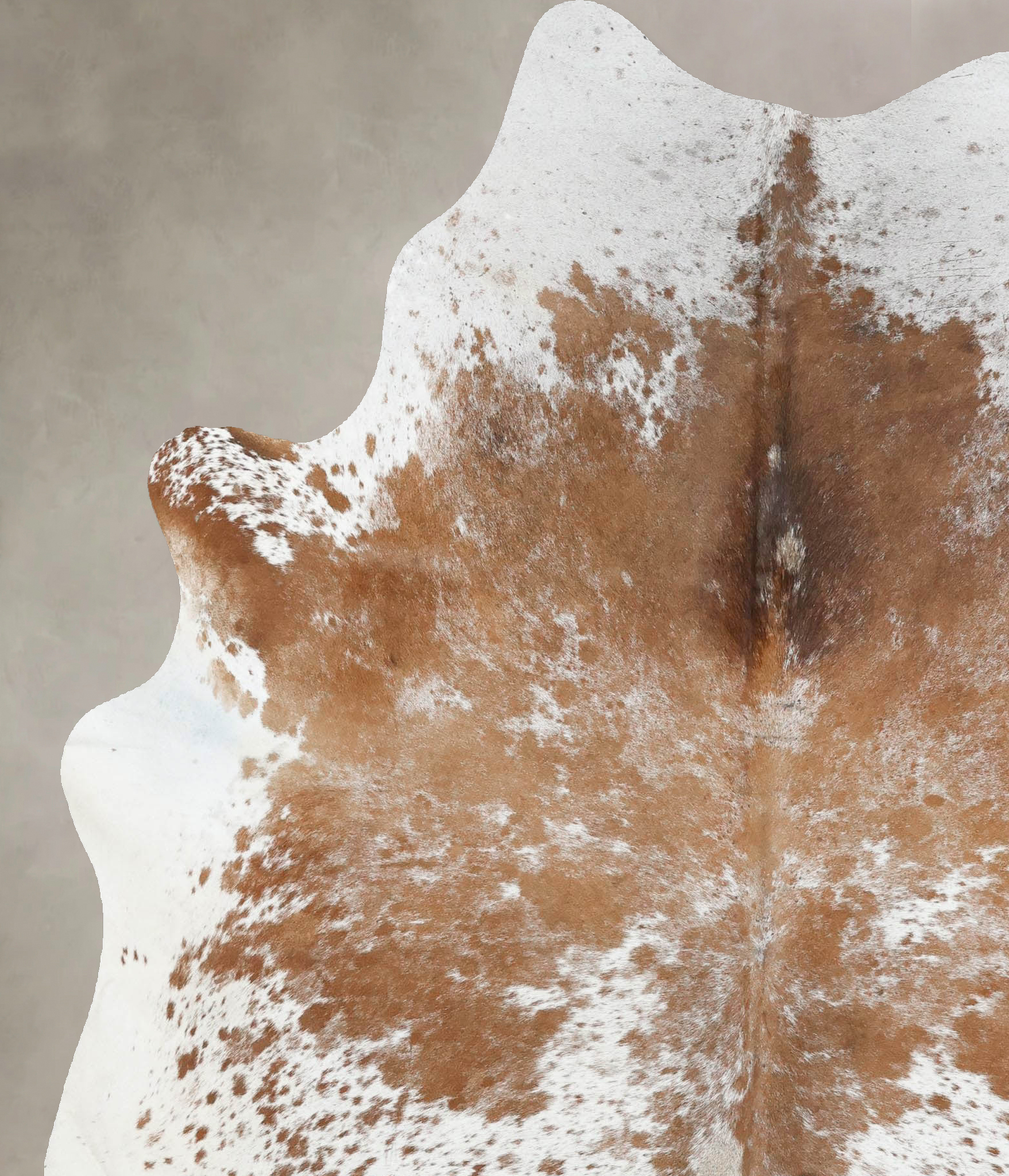 Salt and Pepper Brown Cowhide Rug #B13336