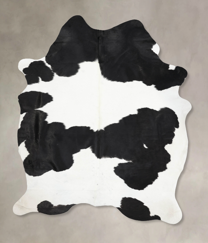 Black and White XX-Large Brazilian Cowhide Rug 9'1"H x 6'7"W #B13339 by Hudson Hides