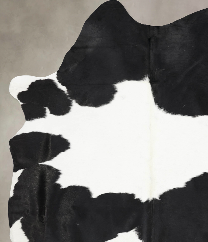 Black and White XX-Large Brazilian Cowhide Rug 9'1"H x 6'7"W #B13339 by Hudson Hides