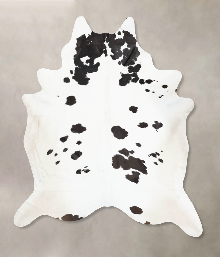 Black and White XX-Large Brazilian Cowhide Rug 9'8"H x 7'11"W #B13340 by Hudson Hides
