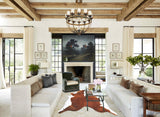 Hereford XX-Large Brazilian Cowhide Rug 8'6"H x 7'4"W #B13347 by Hudson Hides