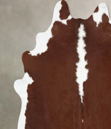 Hereford XX-Large Brazilian Cowhide Rug 7'8"H x 7'0"W #B13348 by Hudson Hides