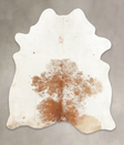 Salt and Pepper Brown X-Large Brazilian Cowhide Rug 6'10"H x 5'10"W #B1335 by Hudson Hides