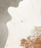 Salt and Pepper Brown X-Large Brazilian Cowhide Rug 6'10"H x 5'10"W #B1335 by Hudson Hides