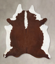 Hereford XX-Large Brazilian Cowhide Rug 8'8"H x 6'8"W #B13351 by Hudson Hides
