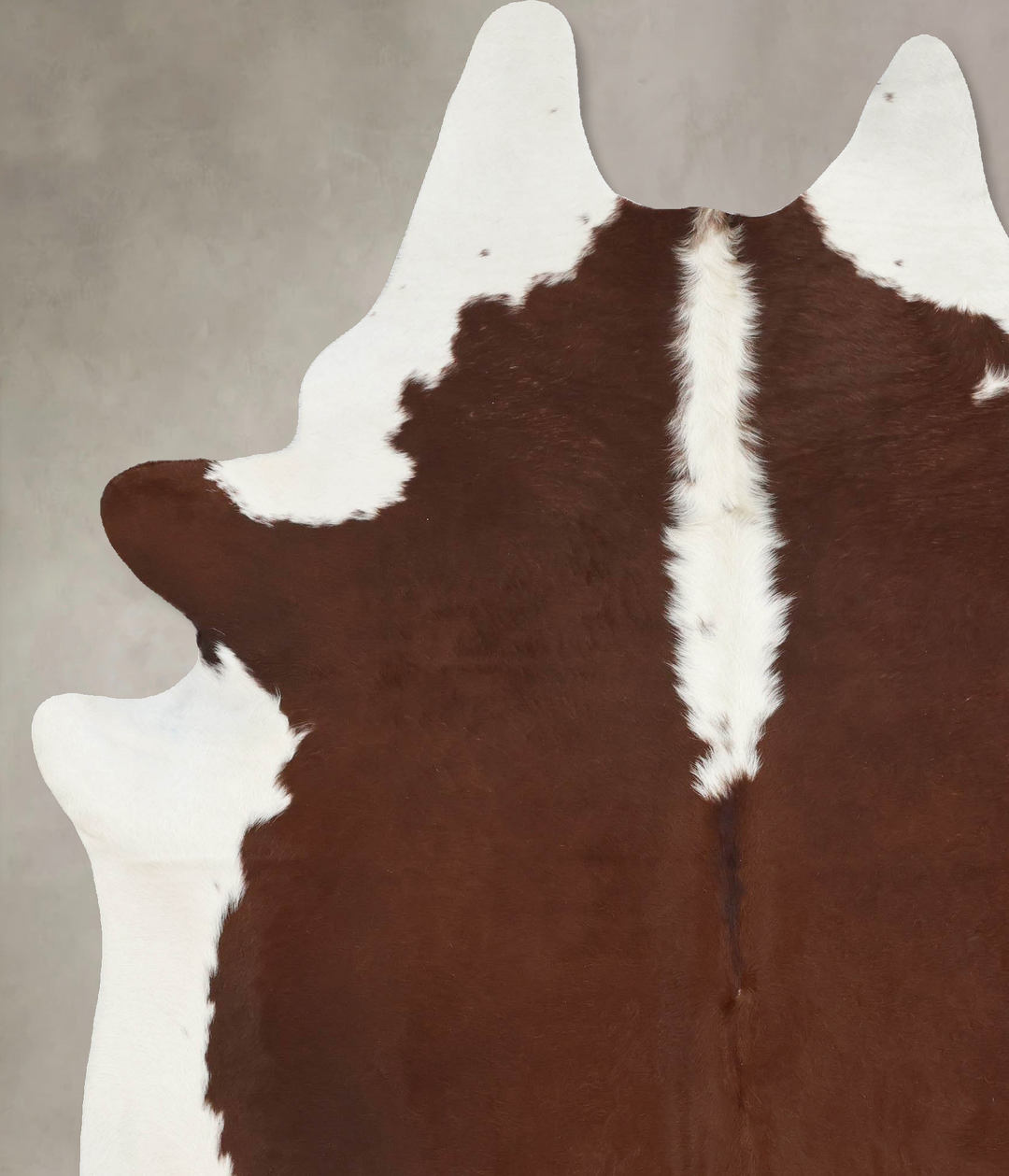 Hereford XX-Large Brazilian Cowhide Rug 8'8"H x 6'8"W #B13351 by Hudso