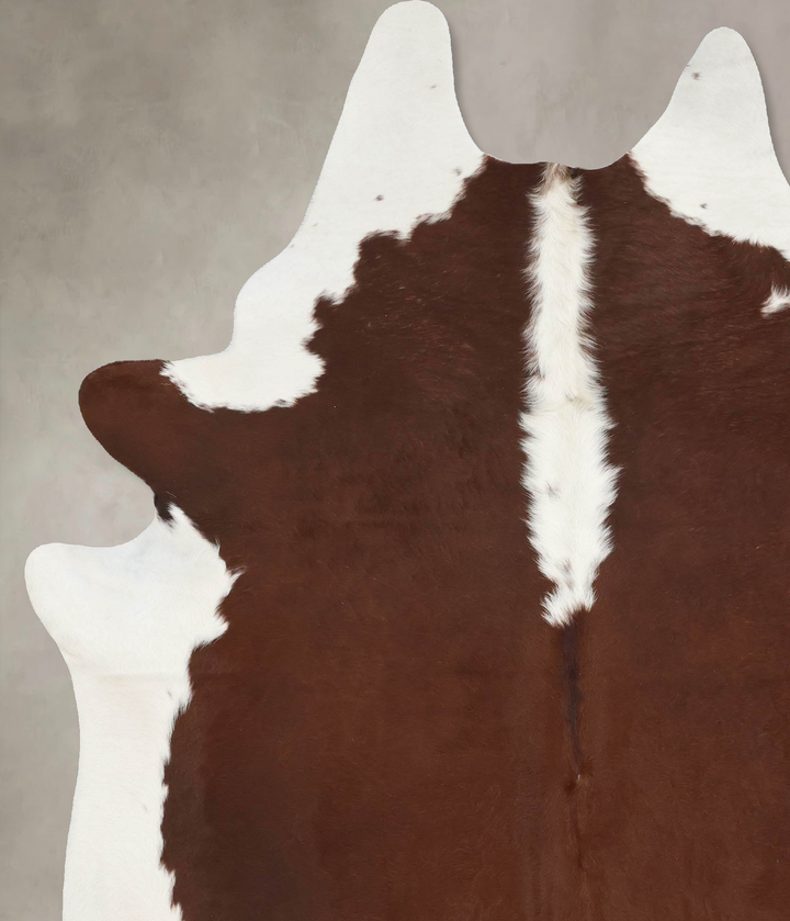 Hereford XX-Large Brazilian Cowhide Rug 8'8"H x 6'8"W #B13351 by Hudson Hides