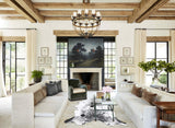 Salt and Pepper Black X-Large Brazilian Cowhide Rug 7'5"H x 6'2"W #B13371 by Hudson Hides