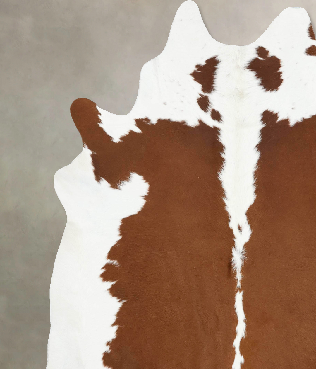 Hereford XX-Large Brazilian Cowhide Rug 8'0"H x 7'3"W #B13384 by Hudso