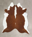 Hereford XX-Large Brazilian Cowhide Rug 8'1"H x 6'10"W #B13386 by Hudson Hides