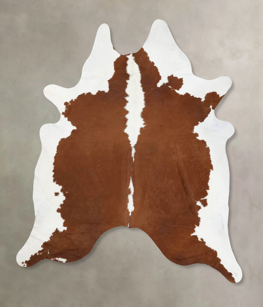Hereford XX-Large Brazilian Cowhide Rug 9'3"H x 7'9"W #B13412 by Hudson Hides