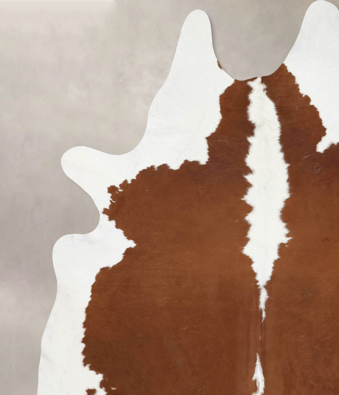 Hereford XX-Large Brazilian Cowhide Rug 9'3"H x 7'9"W #B13412 by Hudso