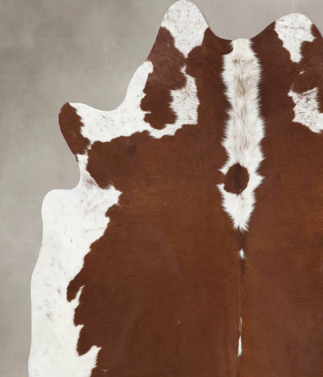 Hereford XX-Large Brazilian Cowhide Rug 7'7"H x 6'9"W #B13415 by Hudso