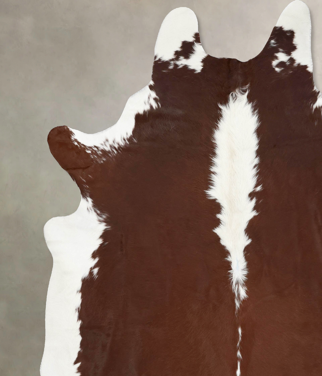 Hereford XX-Large Brazilian Cowhide Rug 8'9"H x 7'6"W #B13417 by Hudso