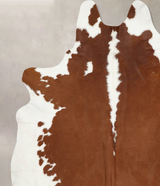 Hereford XX-Large Brazilian Cowhide Rug 8'9"H x 7'11"W #B13418 by Hudson Hides