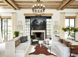 Hereford XX-Large Brazilian Cowhide Rug 8'9"H x 7'11"W #B13418 by Hudson Hides