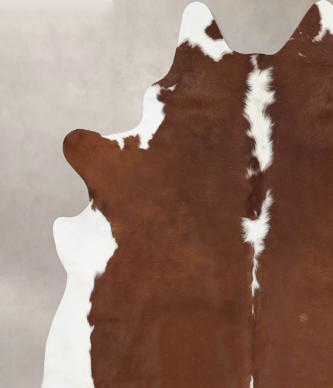 Hereford XX-Large Brazilian Cowhide Rug 7'5"H x 6'10"W #B13420 by Huds