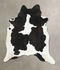 Black and White X-Large Brazilian Cowhide Rug 7'6