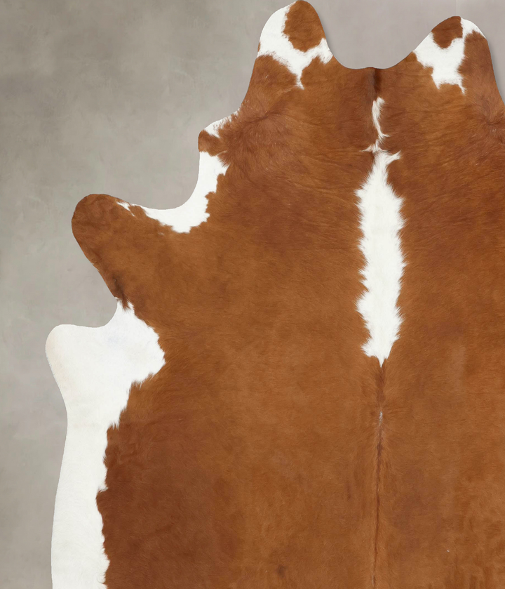 Hereford XX-Large Brazilian Cowhide Rug 8'5"H x 7'2"W #B13453 by Hudson Hides